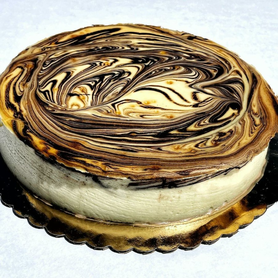 Foods Veniero's Cheesecakes | Chocolate Marble Cheesecake - 10"