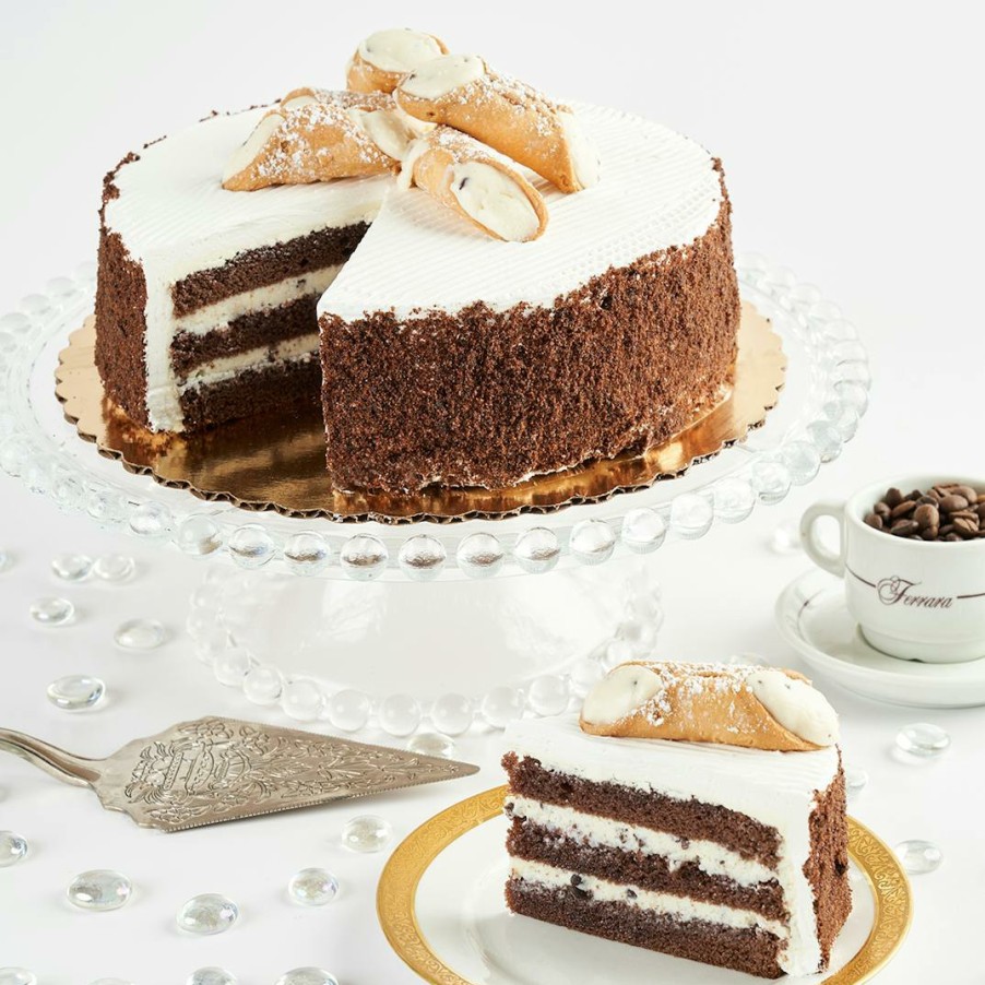 Foods Ferrara Bakery Chocolate Cakes | Chocolate Cannoli Cream Cake