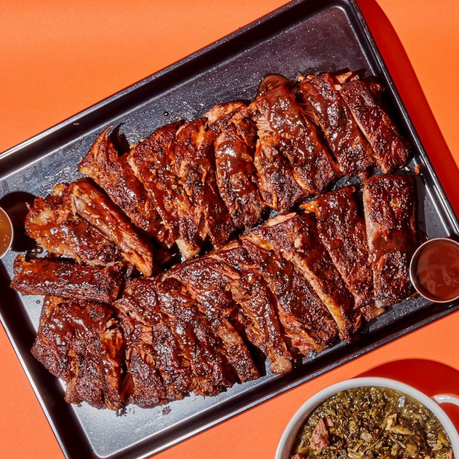 Foods Ed Mitchell & Sons Ribs | Bbq Pork Spare Ribs - 4 Racks