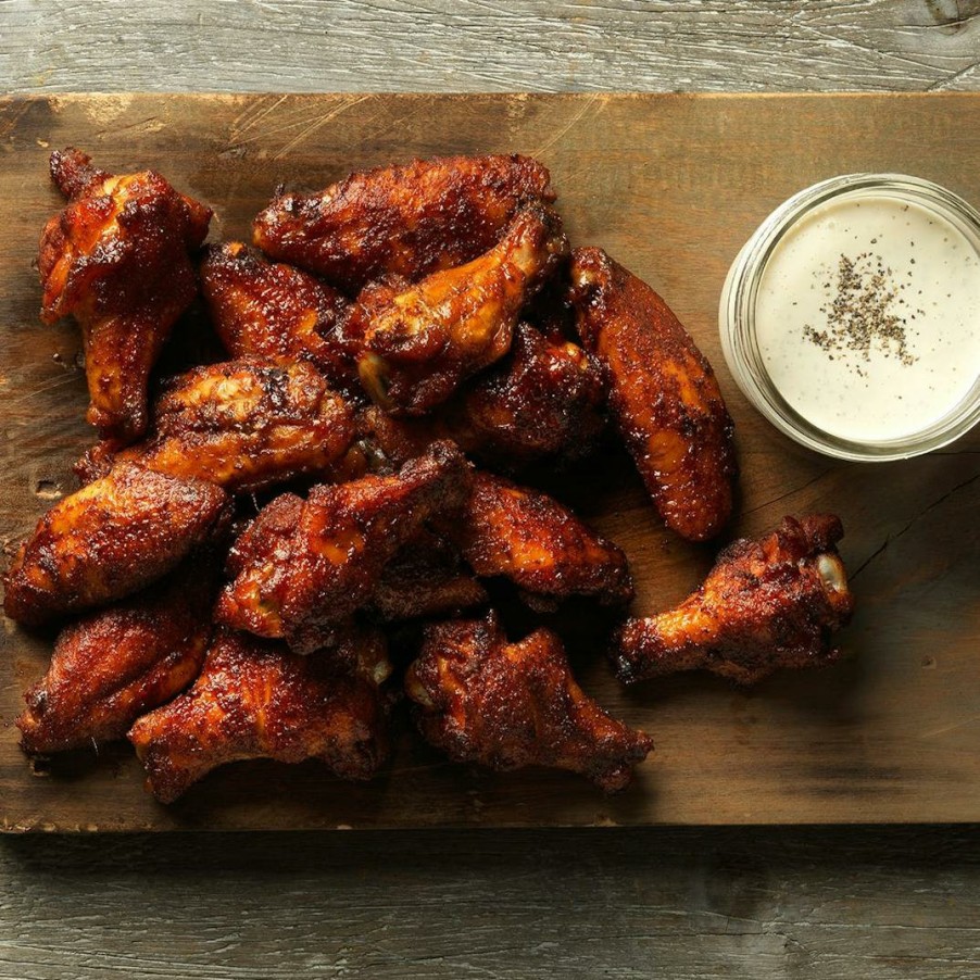 Foods Hill Country Barbecue Market Wings | Tailgate Sweet Chili Wings + Ranch Combo - 48 Pack