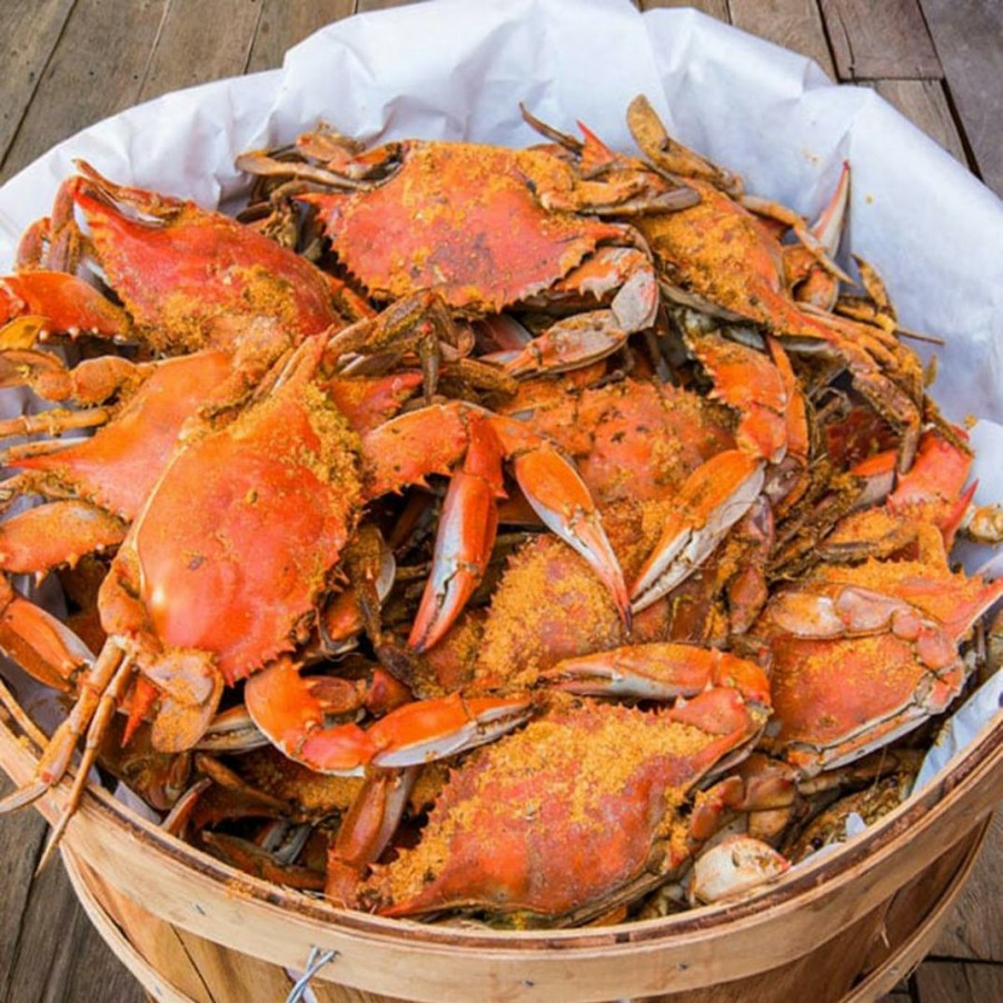 Foods Cameron's Seafood Crab | Standard Male Maryland Blue Crabs - 1/2 Bushel