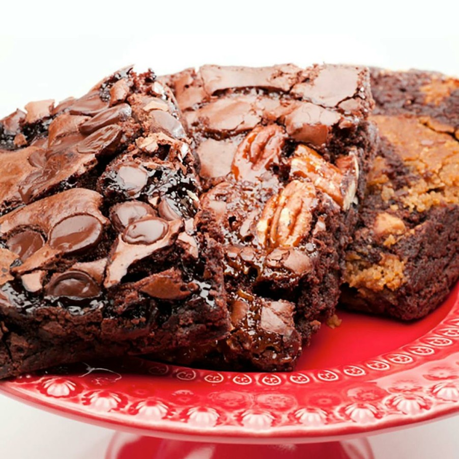 Foods Fat Molly's Brownies Brownies | Five Chocolate Brownies - 1 Dozen