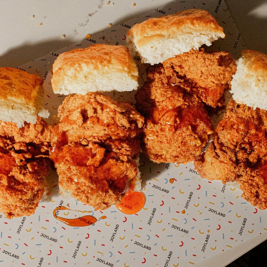 Foods Joyland Biscuits | Fried Chicken Biscuit Kit - 8 Pack