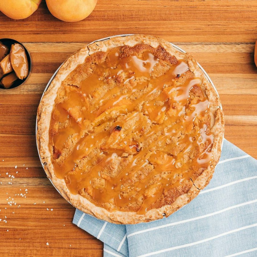 Foods Justice of the Pies Pies | Salted Caramel Peach Pie