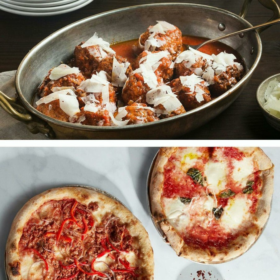 Foods Pizzeria Delfina Neapolitan Pizza | Neapolitan Pizza + Meatballs Combo Pack