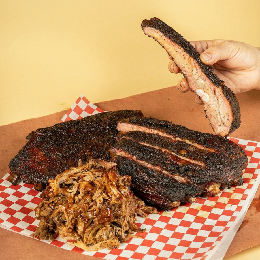 Foods Soulbelly BBQ Pulled Pork | Pork Spare Ribs + Pulled Pork For 6-8