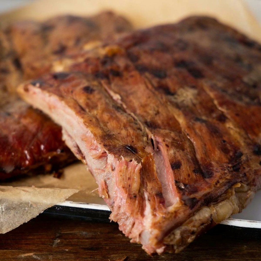 Foods Whitt's Barbecue Ribs | Hickory-Smoked Ribs - 2 Racks