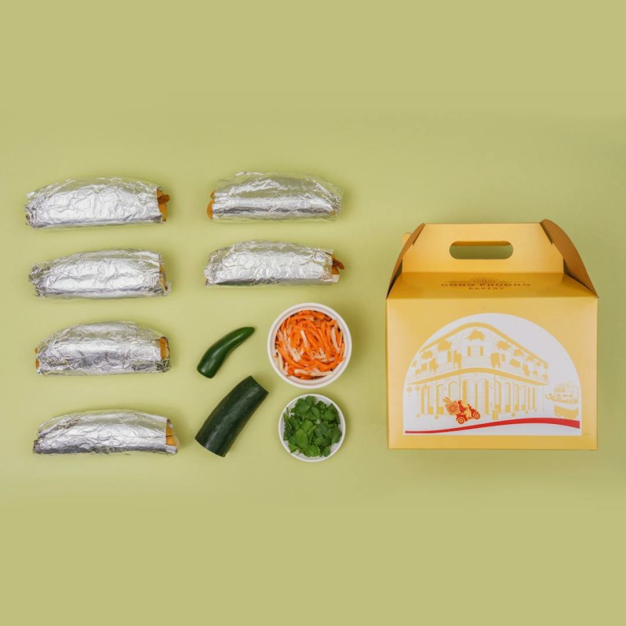 Foods Dong Phuong Bakery Sandwich Kits | Vietnamese Sausage Banh Mi Sandwich Kit - 6 Pack