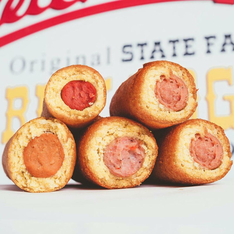 Foods Fletcher's Original Corny Dogs Hot Dogs | Corny Dogs Sampler - 24 Pack