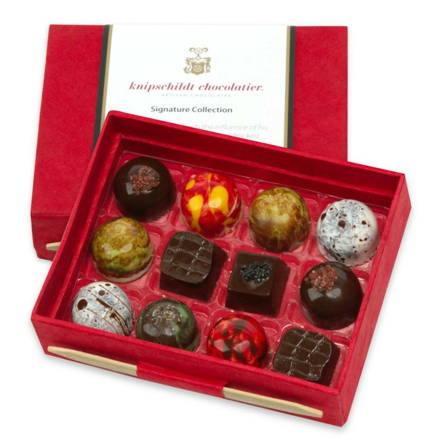 Foods Knipschildt Chocolatier Chocolate | Medium Signature Chocolate Collection - 12 Piece