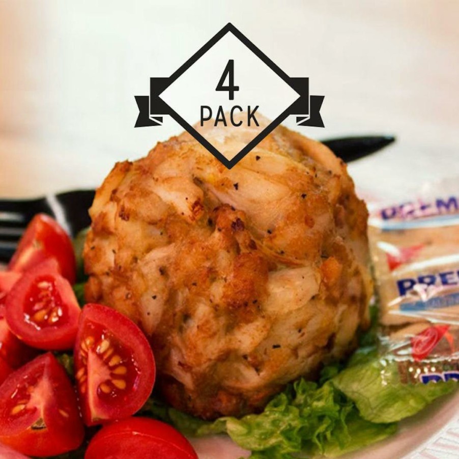 Foods Faidley Seafood Crab | Jumbo Lump Crab Cakes + Crab Soup - 4 Pack