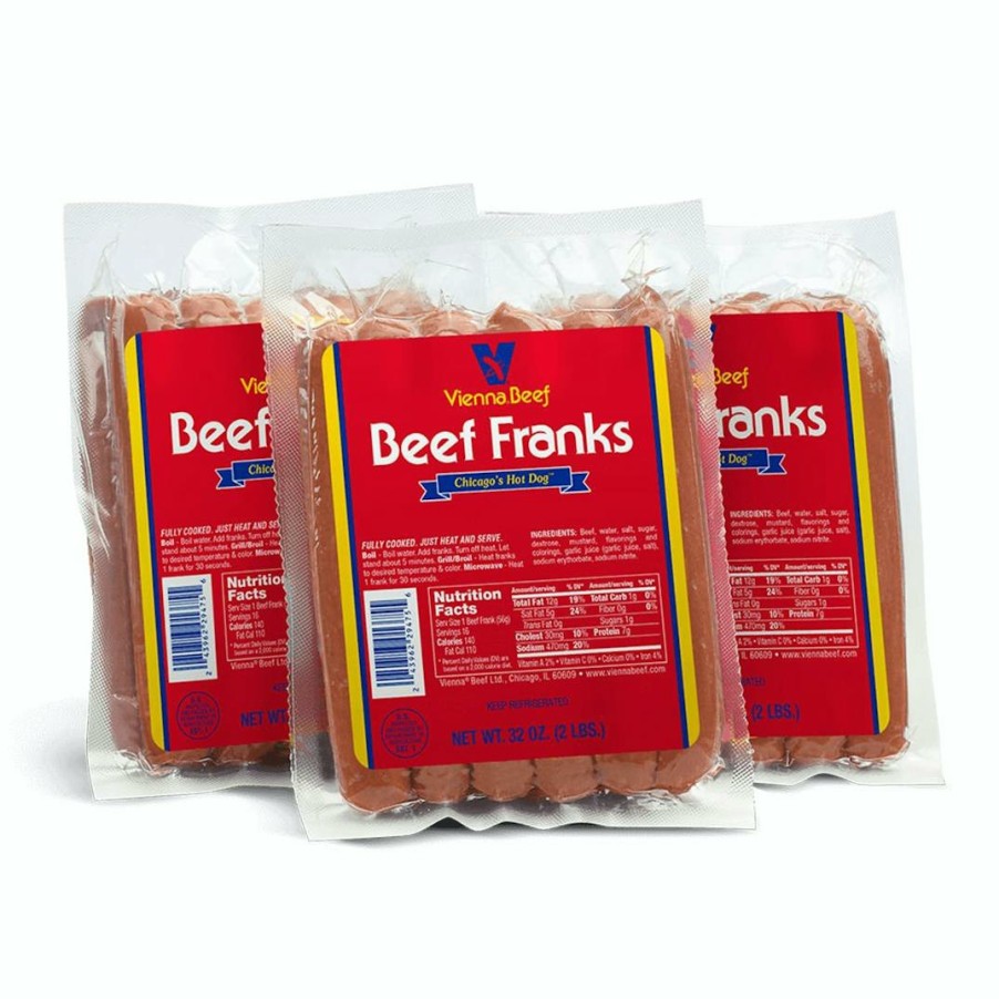 Foods Vienna Beef Hot Dogs Hot Dogs | Hot Dog Lover'S Pack