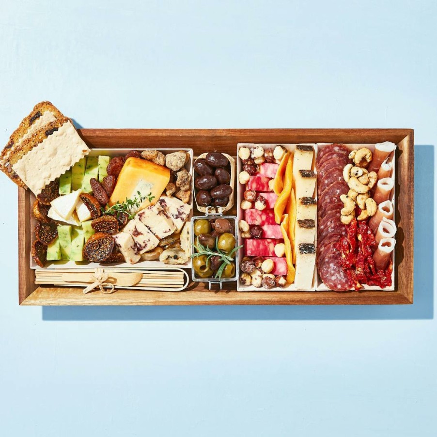 Foods CheeseBoarder Charcuterie | Mezzo Cheese & Charcuterie Board For 5-6