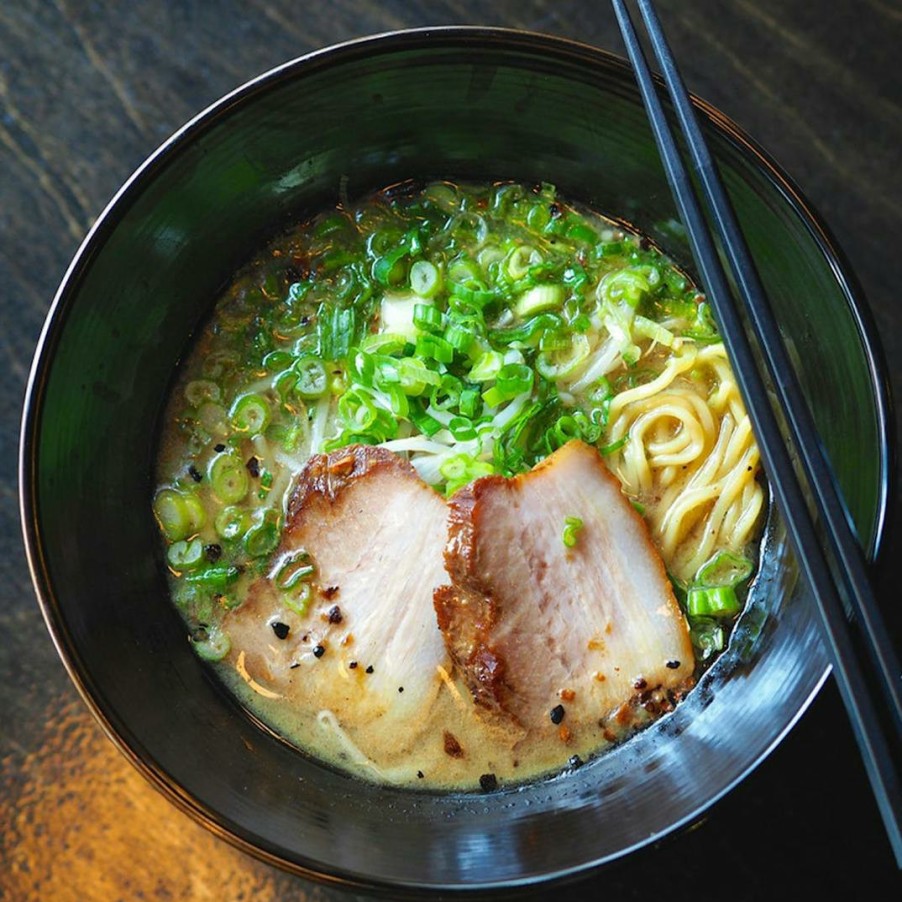 Foods Menya Jiro Ramen Soups & Chowders | Light Tonkotsu Ramen Meal Kit For 4