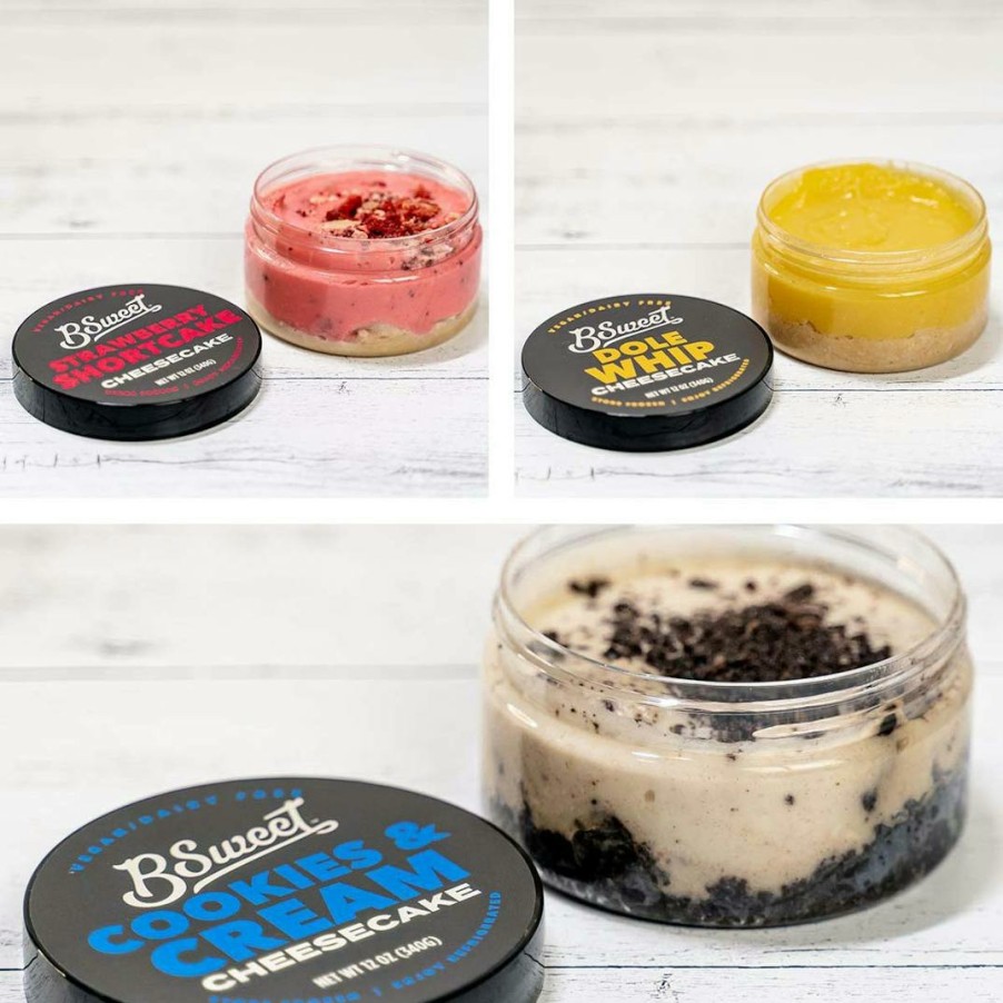 Foods B Sweet Cheesecakes | Vegan Cheesecake Jars - Choose Your Own 3 Pack