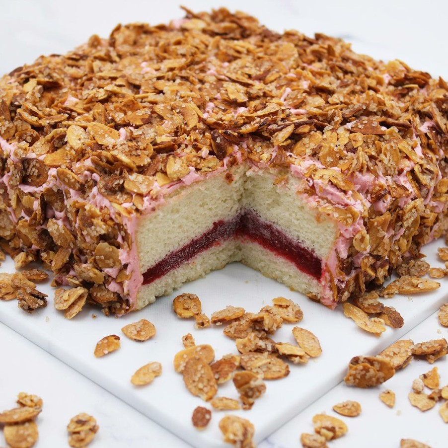 Foods Prantl's Bakery Cakes | Burnt Almond Raspberry Torte