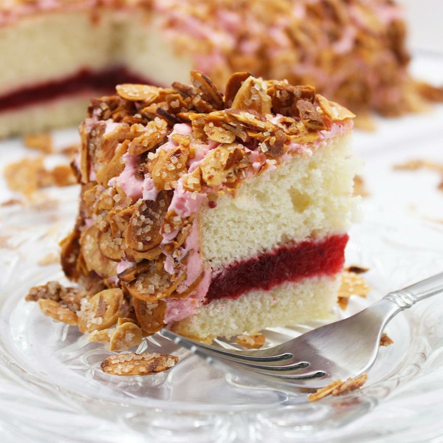 Foods Prantl's Bakery Cakes | Burnt Almond Raspberry Torte