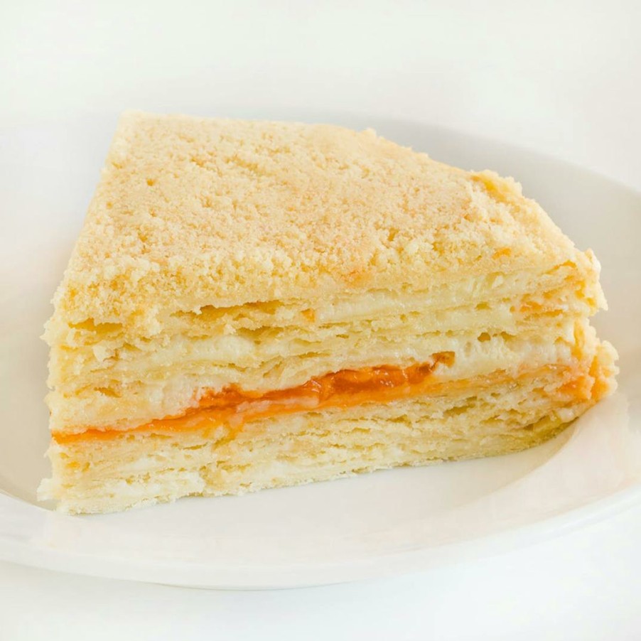 Foods Lithuanian Bakery Cakes | Original Vanilla Apricot Napoleon Torte