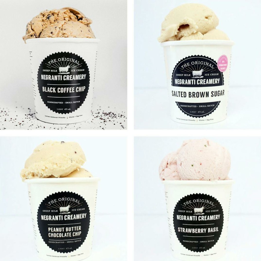 Foods Negranti Creamery Ice Cream | Sheep'S Milk Ice Cream - Choose Your Own 4 Pints