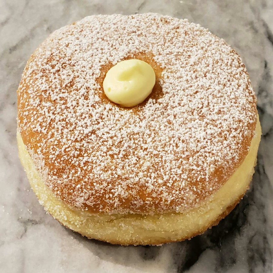 Foods Angelina Bakery Doughnuts | Custard Cream Bomboloni - 8 Pack