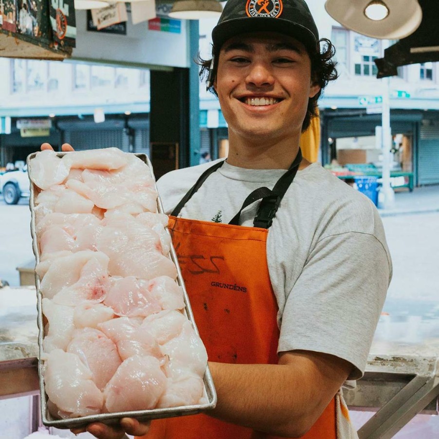 Foods Pike Place Fish Market Fish | Halibut Cheeks - Wild, Alaska, 1 Lb