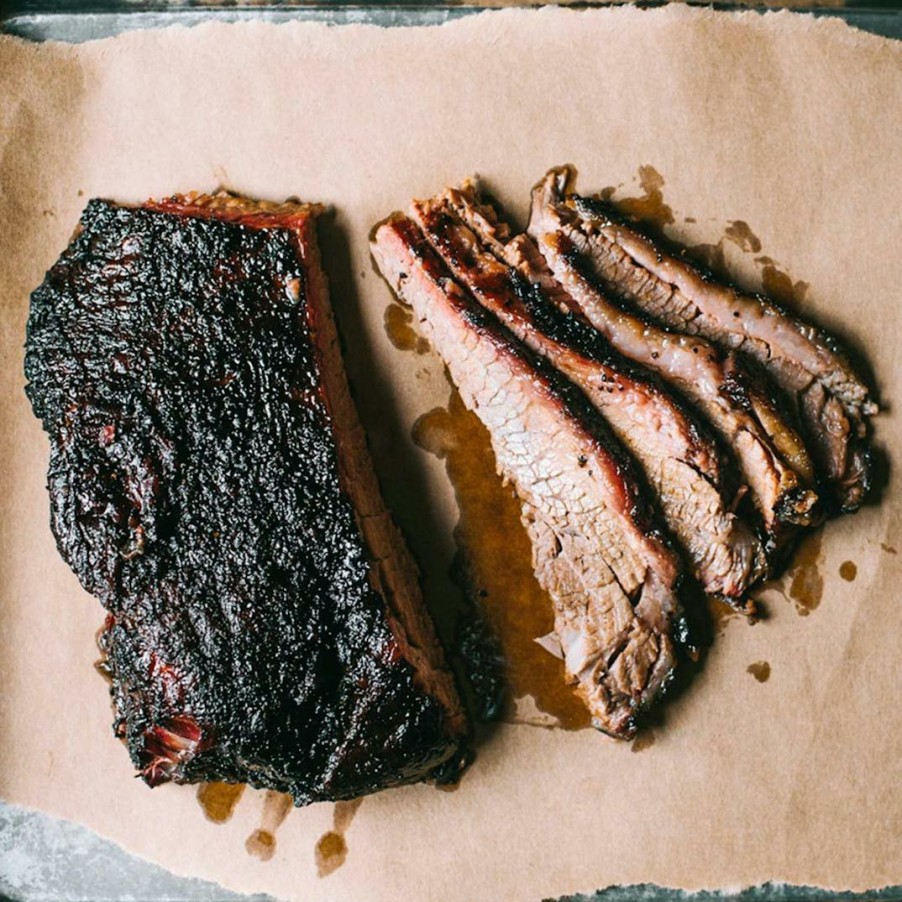 Foods 4 Rivers Smokehouse Deli Meats | Premier Collection - ﻿Whole Smoked Brisket - 8-10 Lbs.