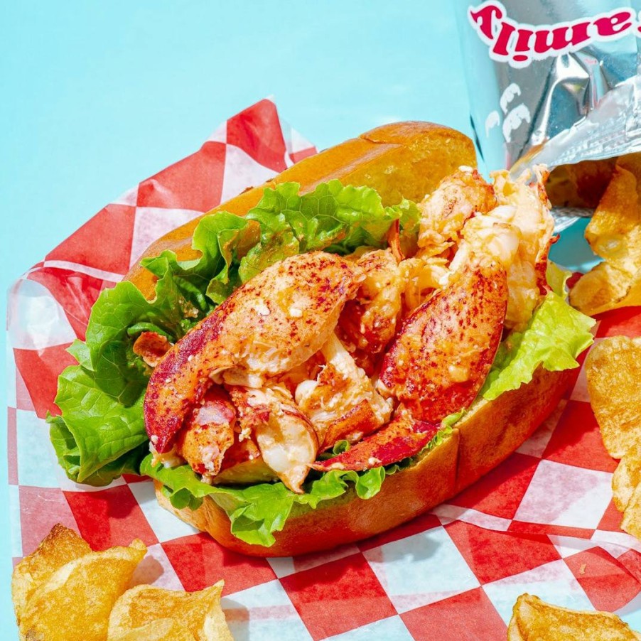 Foods Beal's Lobster Pier Lobster Rolls | Beal'S Famous Lobster Roll Kit - 16 Rolls