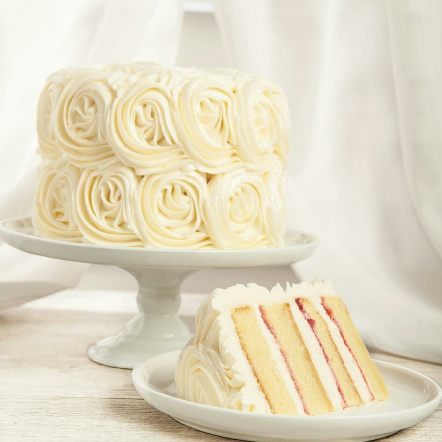 Foods We Take the Cake Cakes | White Rose Layer Cake