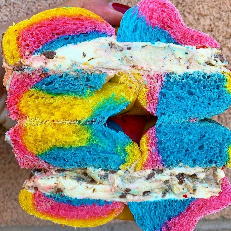 Foods The Bagel Nook | Tie Dye Bagel Dozen