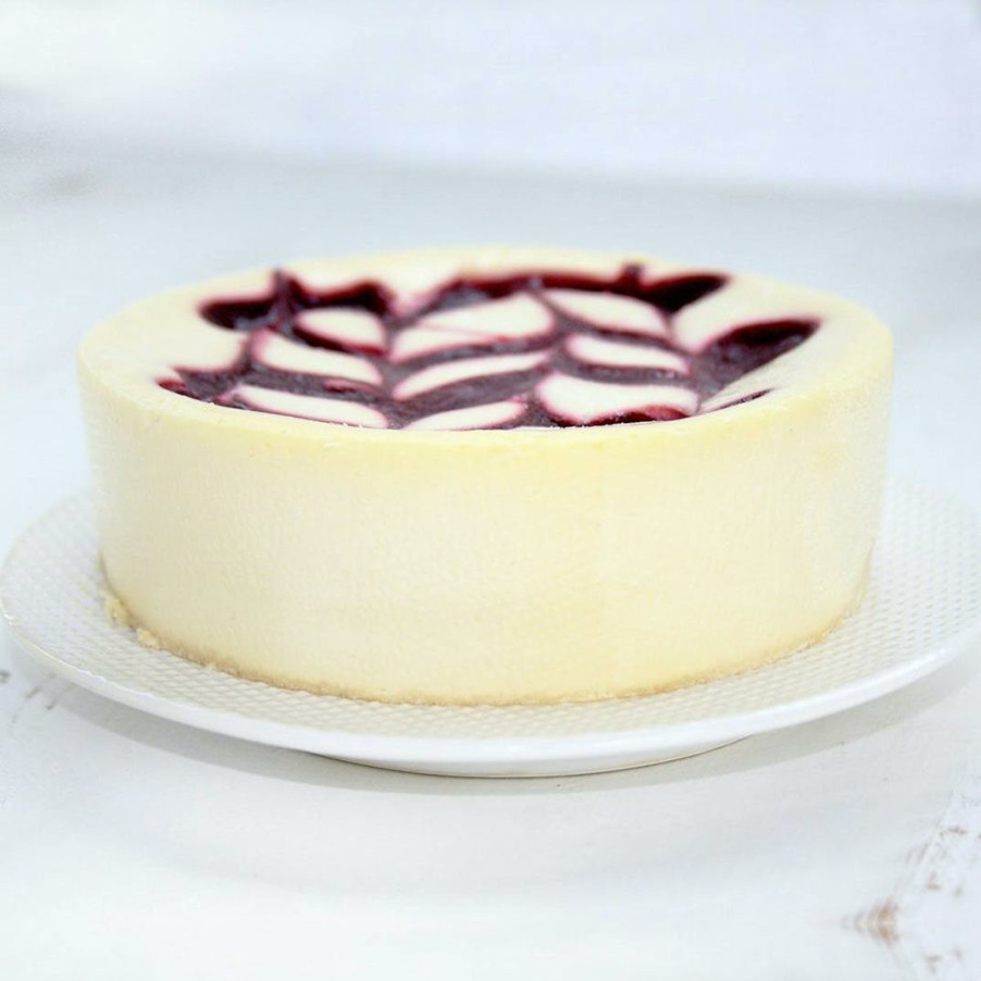 Foods The Nuns of New Skete Cheesecakes | Raspberry Ripple Cheesecake - 6"