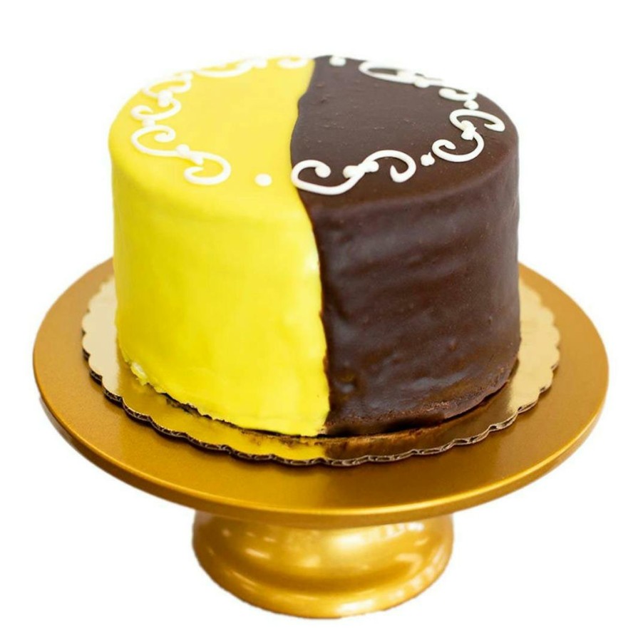 Foods Gambino's Bakery King Cakes Chocolate Cakes | The Half/Half Doberge Cake