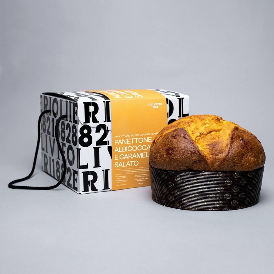 Foods Olivieri 1882 Pastries | Apricot Salted Caramel Panettone