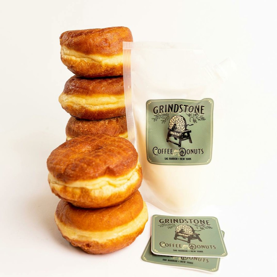 Foods Grindstone Donuts Doughnuts | Classic Glazed Brioche Donuts Kit - 6 Pack