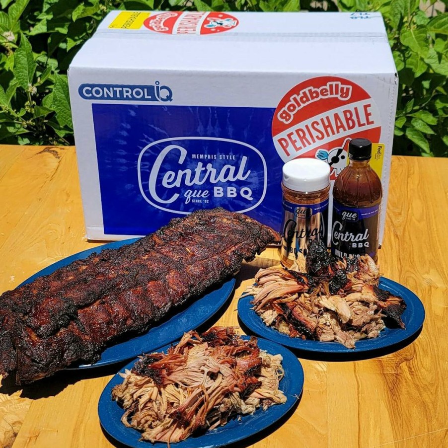 Foods Central BBQ Pulled Pork | Ribs & Pulled Pork Party Pack For 12-14