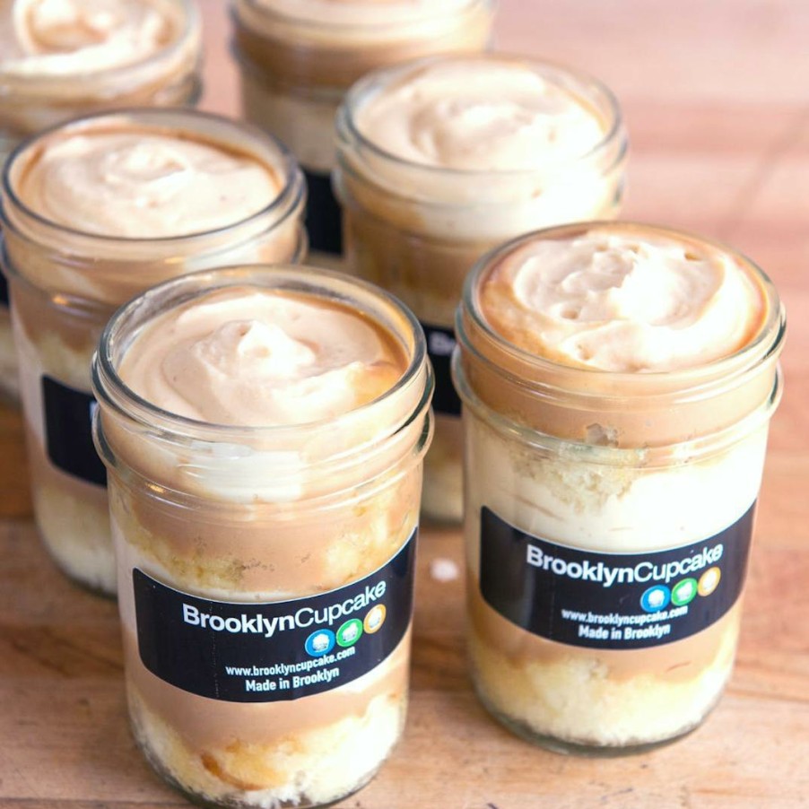 Foods Brooklyn Cupcake Cupcakes | Vanilla Flancocho Jars - 6 Pack