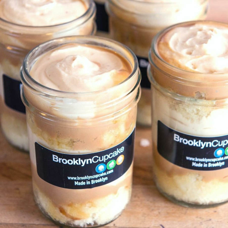 Foods Brooklyn Cupcake Cupcakes | Vanilla Flancocho Jars - 6 Pack