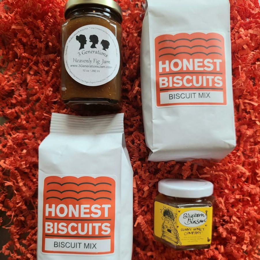 Foods Honest Biscuits Biscuits | Biscuit Mix + Local Jam + Local Honey Gift Box