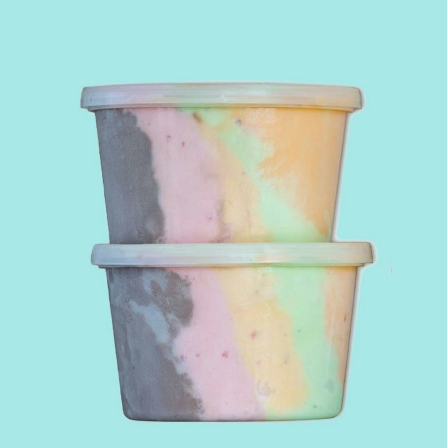 Foods The Original Rainbow Cone Ice Cream | Original Rainbow Cone Ice Cream - 4 Quarts