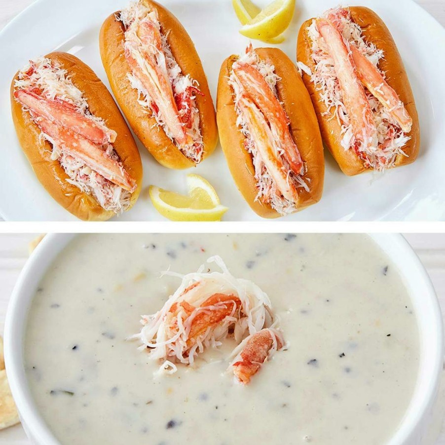 Foods The Crabby Shack Soups & Chowders | Crab Roll + Corn Chowder Combo For 4