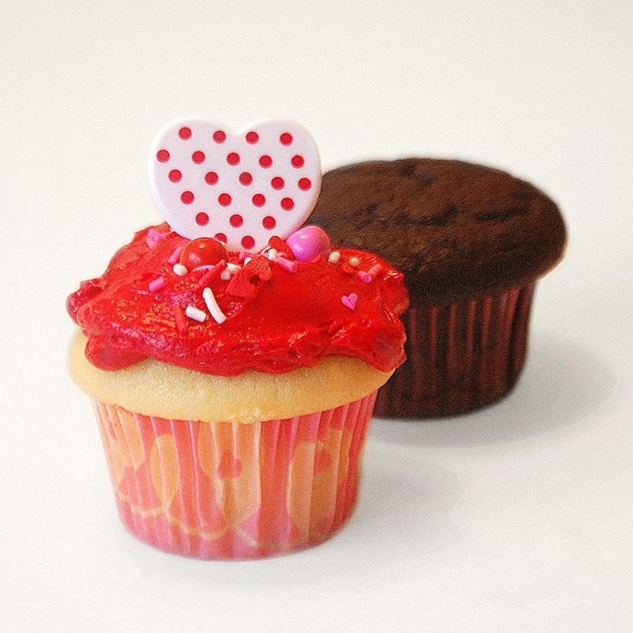 Foods Carousel Cakes Cupcakes | Diy Valentine'S Cupcake Kit - 6 Pack