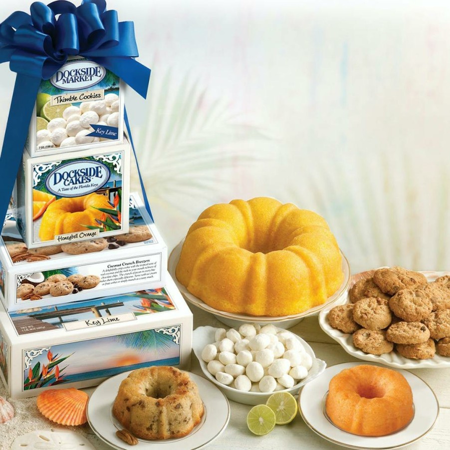 Foods Dockside Market Cookies | Tropical Tower Gift Set