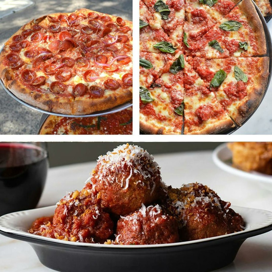 Foods Nicoletta Pizza New York-Style Pizza | Pizza Best Seller + Meatballs - 4 Pack