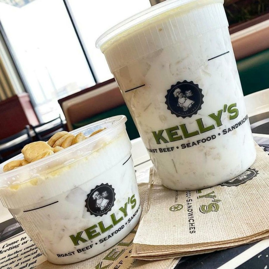 Foods Kelly's Roast Beef Soups & Chowders | New England Clam Chowder - 2 Qts