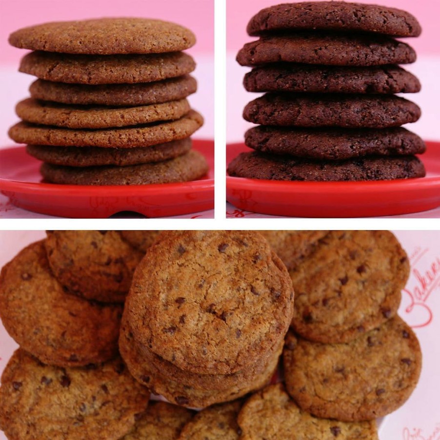 Foods Erin McKenna's Bakery Cookie Samplers | Vegan + Gluten Free Cookie Best Sellers - 12 Pack