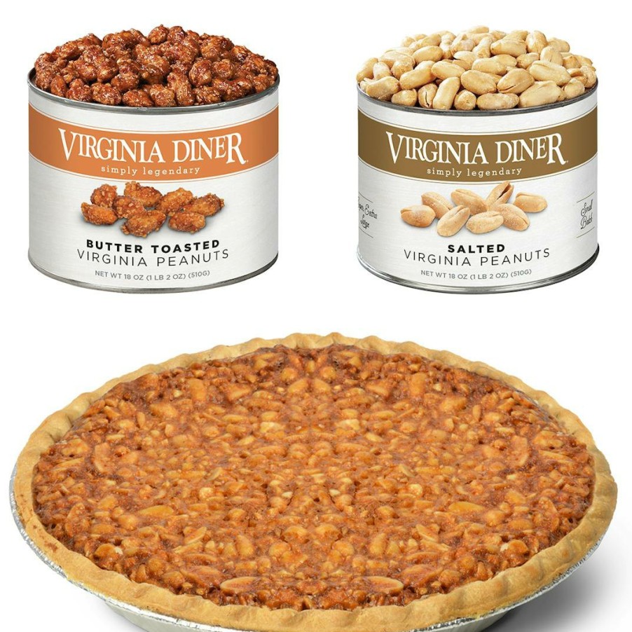 Foods Virginia Diner Pies | Peanut Pie + Sweet & Salted Peanuts