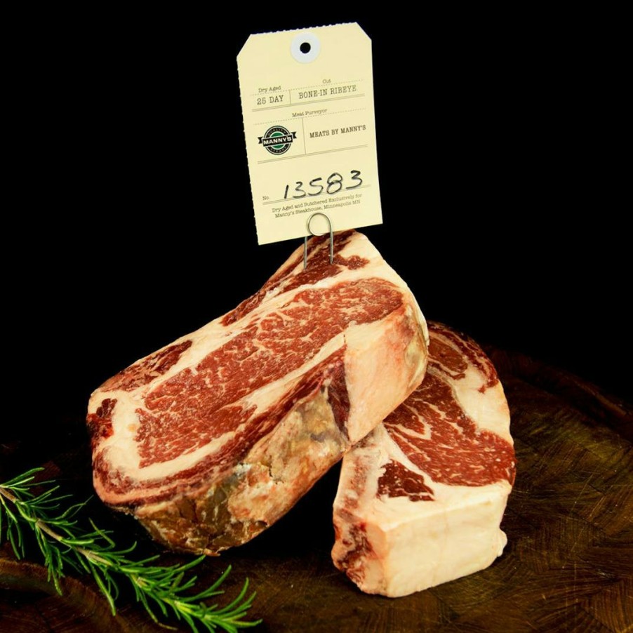 Foods Manny's Steakhouse Steaks | Dry-Aged Ribeyes - 2 Pack