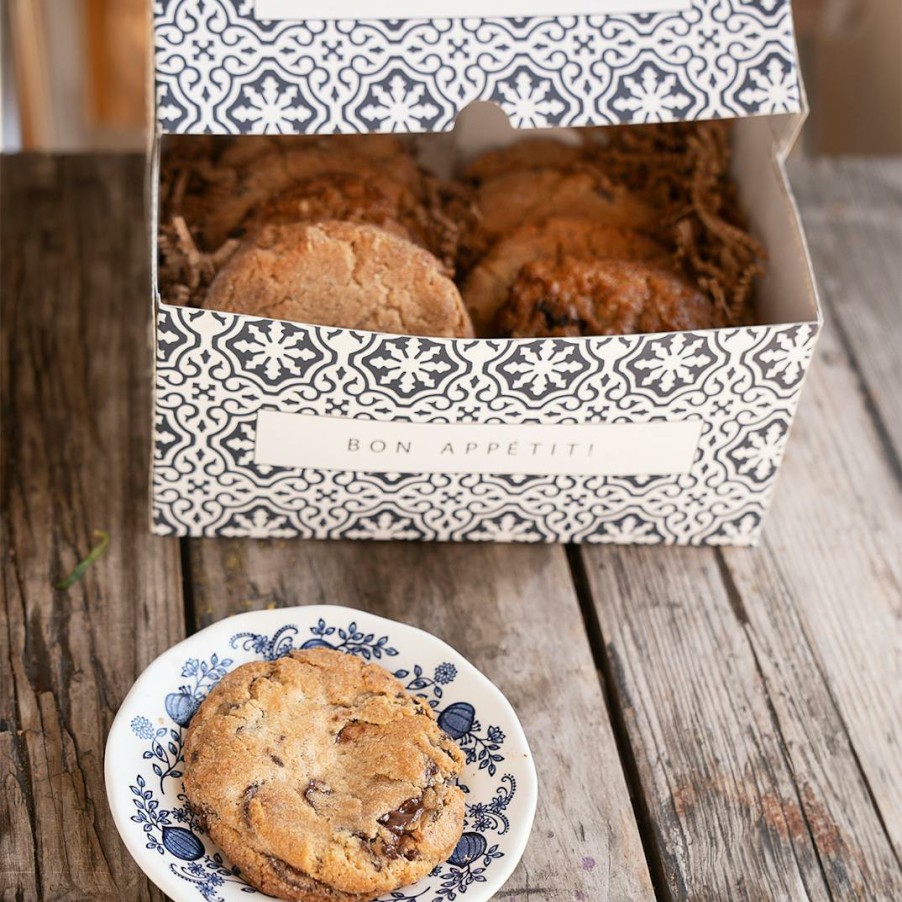 Foods Maman Chocolate Chip Cookies | Classic Nut-Free Chocolate Chip Cookie Gift Box - 12 Pack