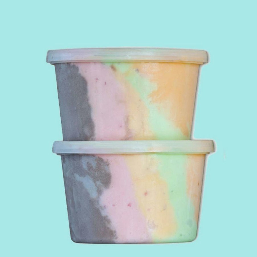 Foods The Original Rainbow Cone Ice Cream | Original Rainbow Cone Ice Cream - 2 Quarts