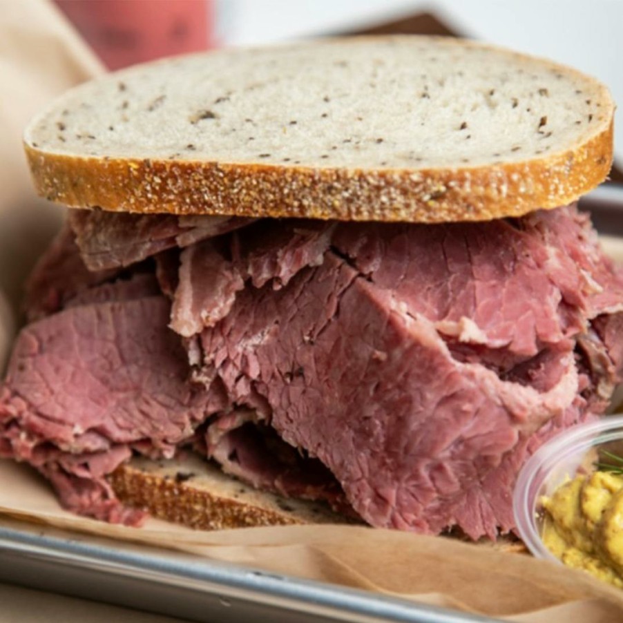 Foods The Borscht Belt Delicatessen Deli Meats | Hot Corned Beef Sandwich Kit For 4-6