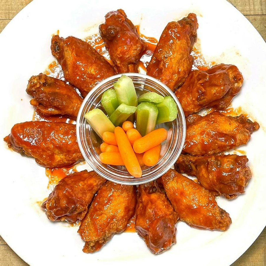 Foods International Wings Factory Wings | Mild Buffalo Chicken Wings - 25 Pack